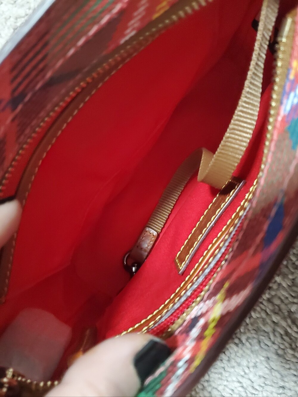 Dooney And Bourke Tartan Small Crossbody Bag - Picture 10 of 10